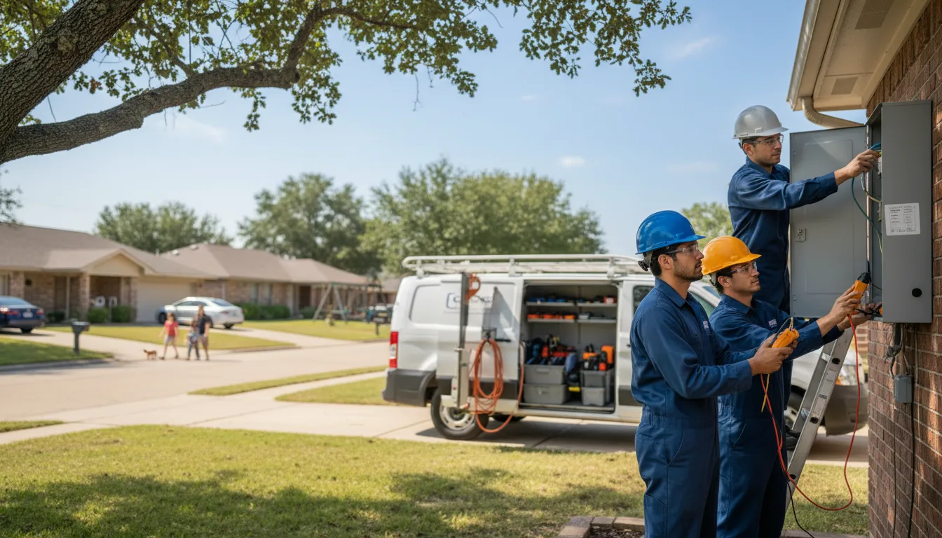 Certified electrician providing emergency electrical services in Gilman, WI